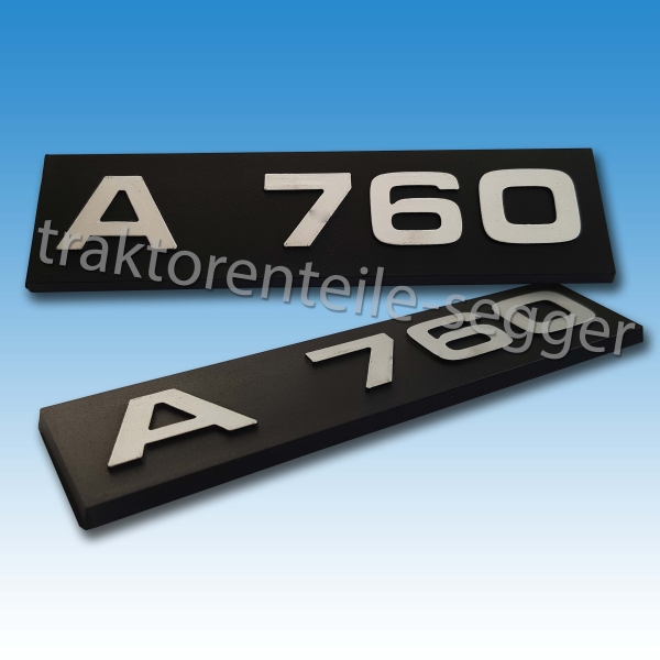 Typenschild Holder A 760